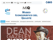 Tablet Screenshot of museoiconografico.guanajuato.gob.mx