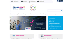 Desktop Screenshot of guanajuato.gob.mx